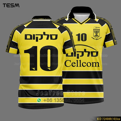 Summer Sports POLO Shirt Men Casual Short Sleeve Lapel Printed T-shirt Striped Retro Fashion Top Outdoor Team Breathable POLO