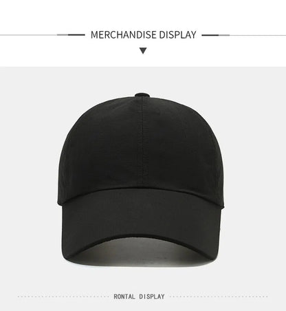 Summer New Ponytail Quick-Drying Sunscreen Hat Fisherman Hat Women Shade Cap Uv Protection Soft Top Hat