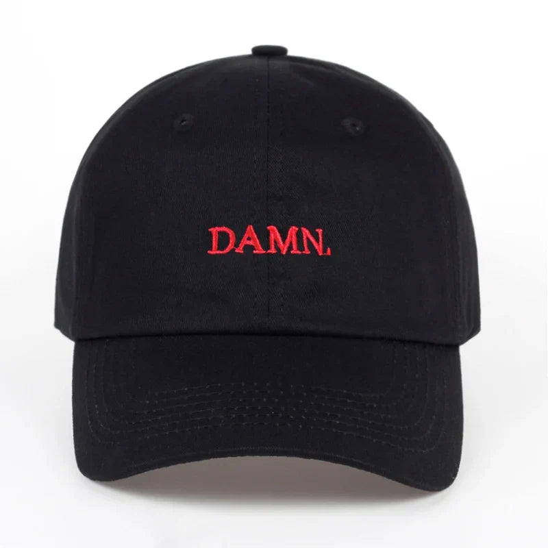 Hats for men and woman Embroidered DAMN. Dad Hat Hip Hop Stitched Kendrick lamar Unstructured Rapper Snapback Baseball Cap