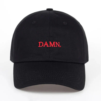 Hats for men and woman Embroidered DAMN. Dad Hat Hip Hop Stitched Kendrick lamar Unstructured Rapper Snapback Baseball Cap