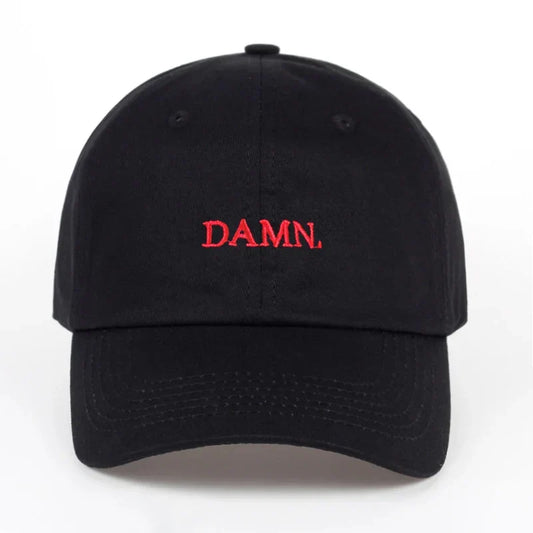 Hats for men and woman Embroidered DAMN. Dad Hat Hip Hop Stitched Kendrick lamar Unstructured Rapper Snapback Baseball Cap