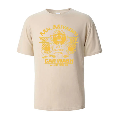 Men's Printed T-Shirt Mr.Miyagis Funny Graphic 100% Cotton Oversize Shortsleeved Tees For Men Women Summer Fashion Casual Tops