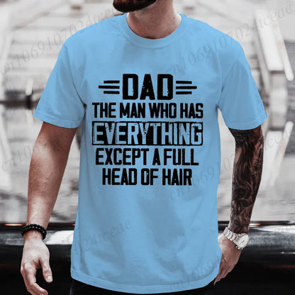 Men Funny Dad T Shirt T-Shirts Clothing Casual Short Sleeve Graphic Printed Tees Fashion Hip Hop Streetwear Father Gift Tops