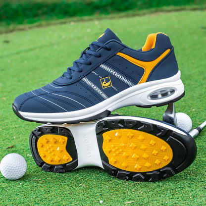 Men Golf Shoes Casual Breathable Waterproof Non-slip Golf Outdoor Training Shoes