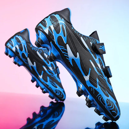 New Men Kids Football Boots Ultralight Boys Professional Soccer Shoes Cleats Non-Slip Match Grass Training Shoes Drop Shipping