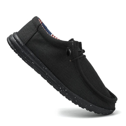 Plus Size Men's Solid Color Breathable Slip On Classic Loafer Shoes Comfy Casual Durable Lightweight Walking Shoes
