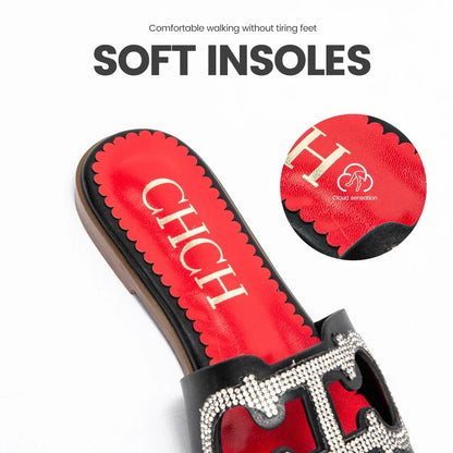 Woman's Beach Shoes 2025 Summer New Indoor Fashion Sandals Bathroom Flat Shoes Home Slippers