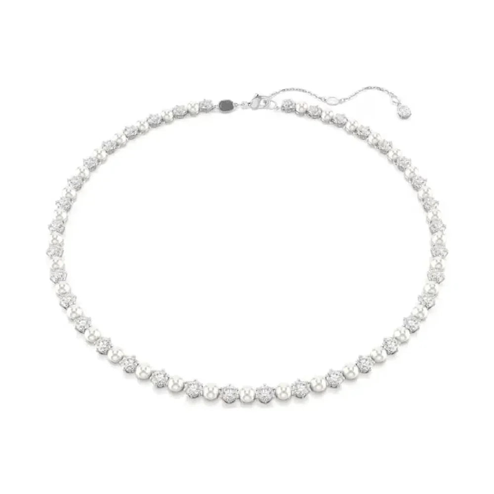 Original New Charms Pearl Necklace Earrings Bracelet Fine Jewelry Women Set Pearl Y Necklace for Women Romantic Gift
