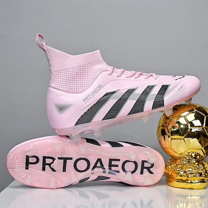 New Men Match Professional Football Boots Non-Slip TF/FG Soccer Shoes Boys Sneakers Comfortable Ankle Sports Shoes Unisex