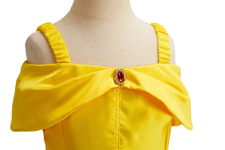Vestido da Anna e Elsa para Meninas, Fantasia Cosplay Infantil de Halloween, Vestidos de Princesa para Crianças, Festa de Aniversário Elegante, Roupas de Carnaval 3-10 Anos