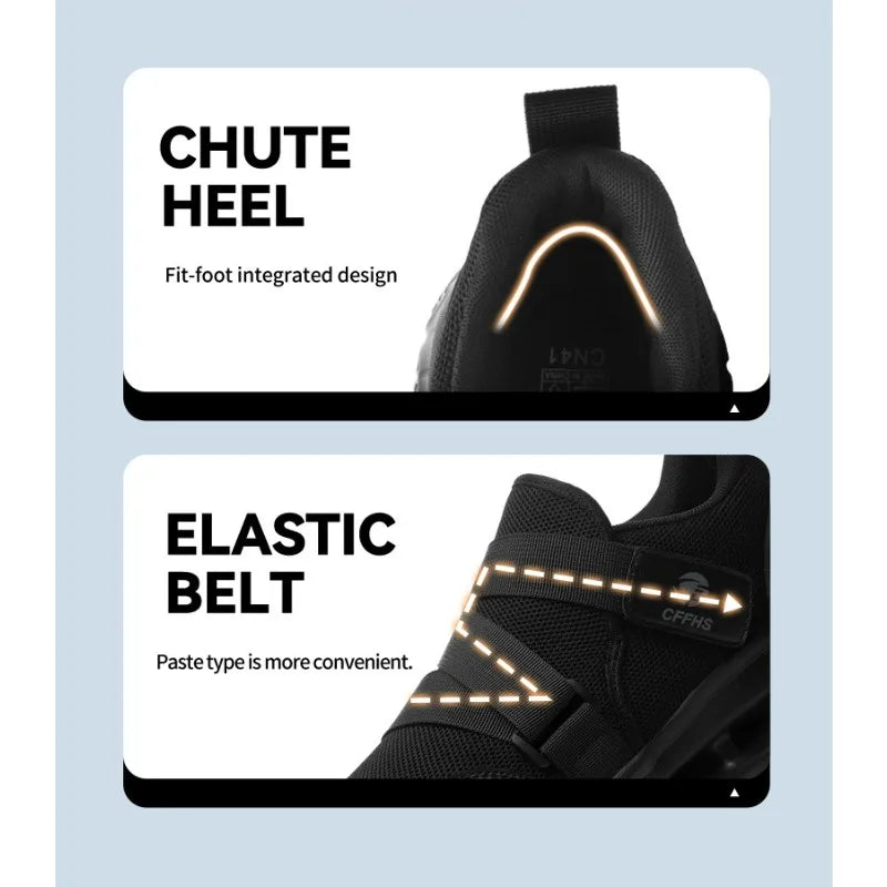 Lightweight Breathable Labor Protection Shoes Are Lightweight Anti Smashing Anti Puncture for Men A Must-have for Lazy People
