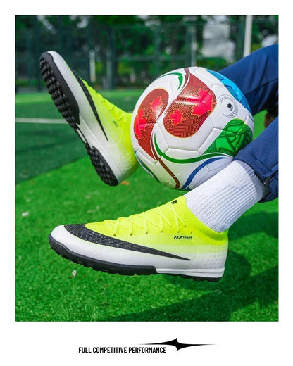New Men Football Boots Futsal Cleats Unisex Soccer Shoes Hot Sale High-quality Professional Women Ultralight TF/FG Sneakers