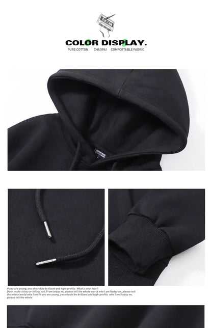 Anime Hooded Jacket Men Women Zip Up Sweatshirt Graphic Print Streetwear Loose Casual Autumn Winter Fashion