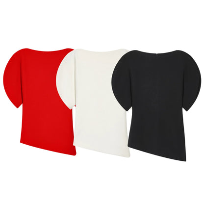 Spring Puff Sleeve Blouse For Women Casual O Neck Short Sleeve Shirts Summer Woman Fashion Solid Office Lady Chic Tops