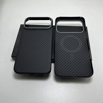 Really Carbon Fiber Case for Iphone 17 Pro Max Case for Magsafe Magnetic Ultra-Thin Lightweight for Iphone17 Pro aramid Cover