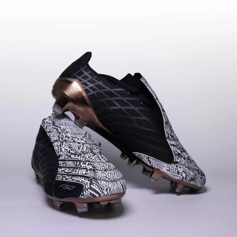 F50+ Professional Mens Soccer Shoes Training Non-Slip Turf Soccer Cleats Boys TF/FG Football Sneakers Man Chuteira Campo 39-45