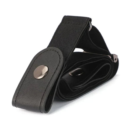 Buckle-Free Belt For Jean Pants,Dresses,No Buckle Stretch Elastic Waist Belt For Women/Men,No Bulge,No Hassle Waist Belt