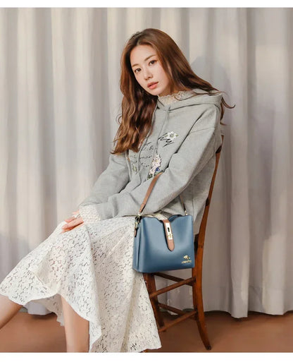 New High-quality Large Capacity PU Classic Women's Shoulder Bags 2025 Fashion Concise Light Luxury Versatile Style Crossbody Bag