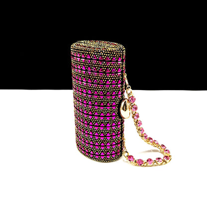 Italian Fashion Banquet Shoes and Bags African Women's Hand Bags with Rhinestone Decoration and Women's High Heels