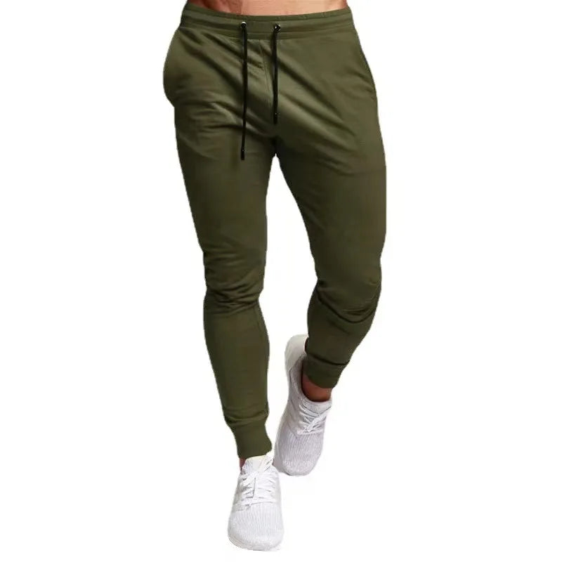 Sweatpants Spring Autumn Cotton Long Pants Jogger Trousers Casual Sports Men's and Women's Fitness Solid Jogging Running pants