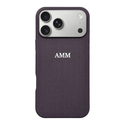 For lphone 17 pro max 17PRO 17 16 Leather PU Personalized Initials Custom Magsafe leather Phone Case