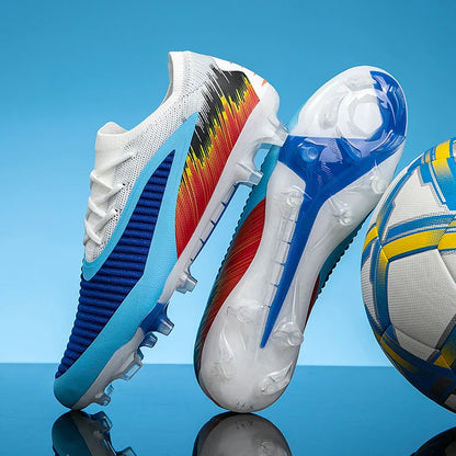 New Men Soccer Shoes Cleats Women Professional Football Boots Training Outdoor Durable Firm Ground Lightweight Adult Rugby