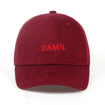 Hats for men and woman Embroidered DAMN. Dad Hat Hip Hop Stitched Kendrick lamar Unstructured Rapper Snapback Baseball Cap