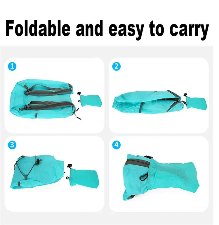 New Unisex Backpack Lightweight Folding Multi Color Outdoor Backpack Spring Fashion Mini Tote Bag