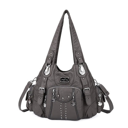 Women Fashion Handbags Women Shoulder Bags PU Leather Handbag Female Satchel Shoulder Purse Bag bolsa feminina