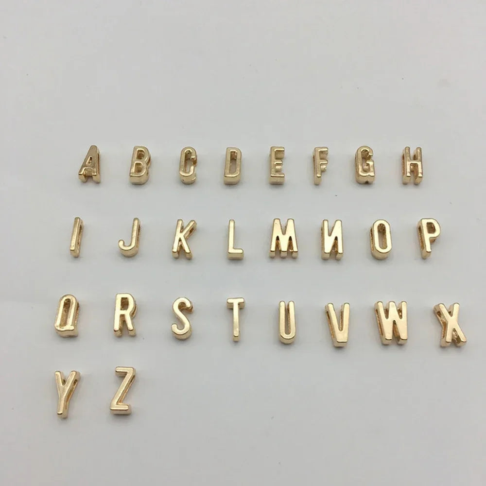 Fashion Tiny Initial Necklace Gold Silver Color Cut Letters Single Name Choker  For Women Pendant