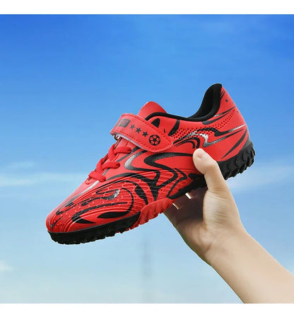 New Kids Soccer Shoes Original Football Shoes Boy Girl Indoor Professional Football Field Boots Society Cleats Non Slip Sneakers