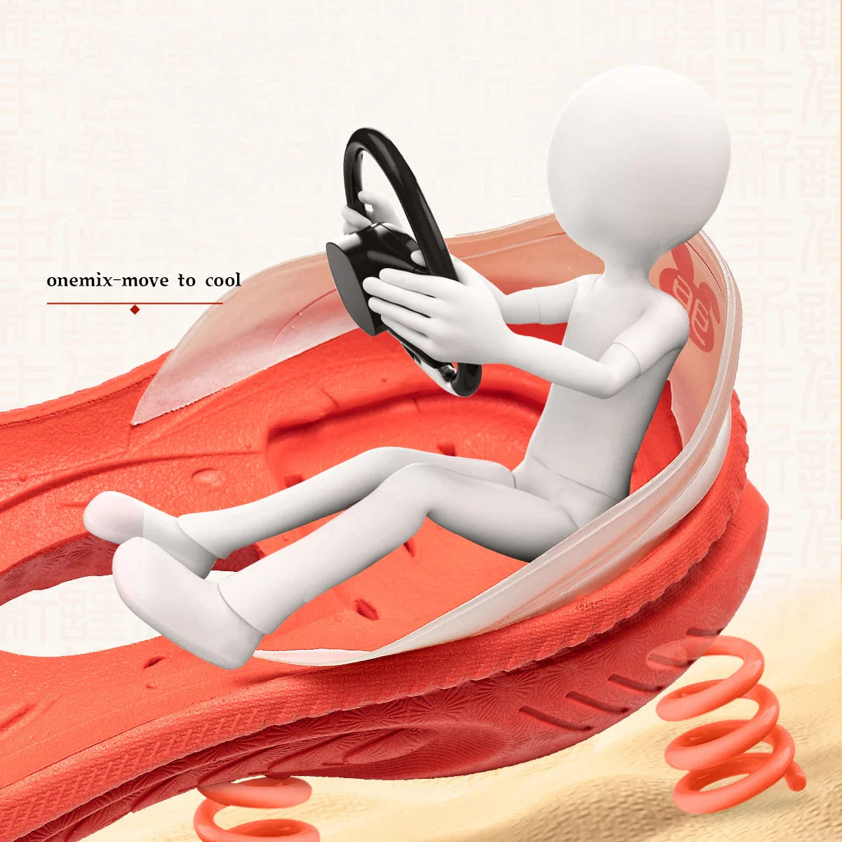 Tênis de Corrida ONEMIX Refletivo Vermelho Amortecedor Elite Aumento de Altura Tênis Esportivo para Caminhada ao Ar Livre Respirável em Mesh Masculino