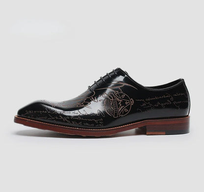 New Patent Leather Mens Formal Shoes Luxury Handmade Comfortable Genuine Leather Designer Green Blue Wedding Social Shoes Man