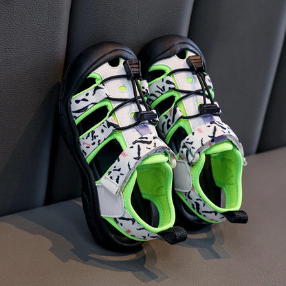 2025 Children's High Quality Close Toe Summer Beach Water Shoes Outdoor School Sport Sandals for Kids Toddler Boys Girls