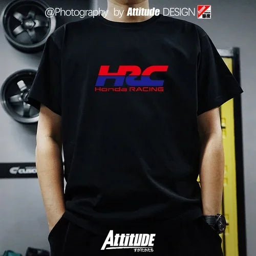 HRC Team Logo Men's T-Shirt Summer Short Sleeve 2026 Sports Men's Shirt