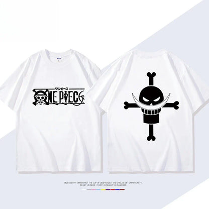 Printed Short Sleeve T-shirt Men's Women's Fashion Loose Cotton Top