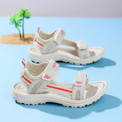Summer Breathable Sport Sandals for Boys Girls Casual Children Beach Shoes Kids Soft Sole Non-slip Comfortable Open Toe Sandals