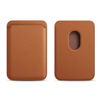 For Magsafe Wallet Card Holder Case For Apple iPhone 17 16 15 14 13 12 Pro Max Magnetic Leather Bag Adsorption Cover Accessory
