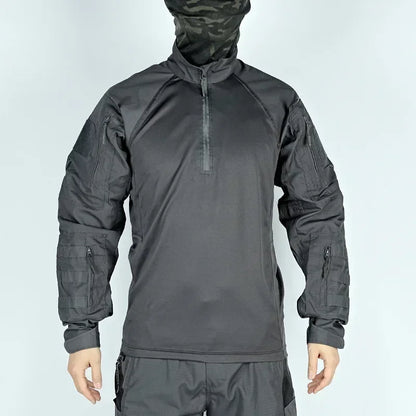 New Tactical Hunting Suit Outdoors Training Durable Breathable Camo Set Waterproof Quick Drying windproof Combat Two Piece Set