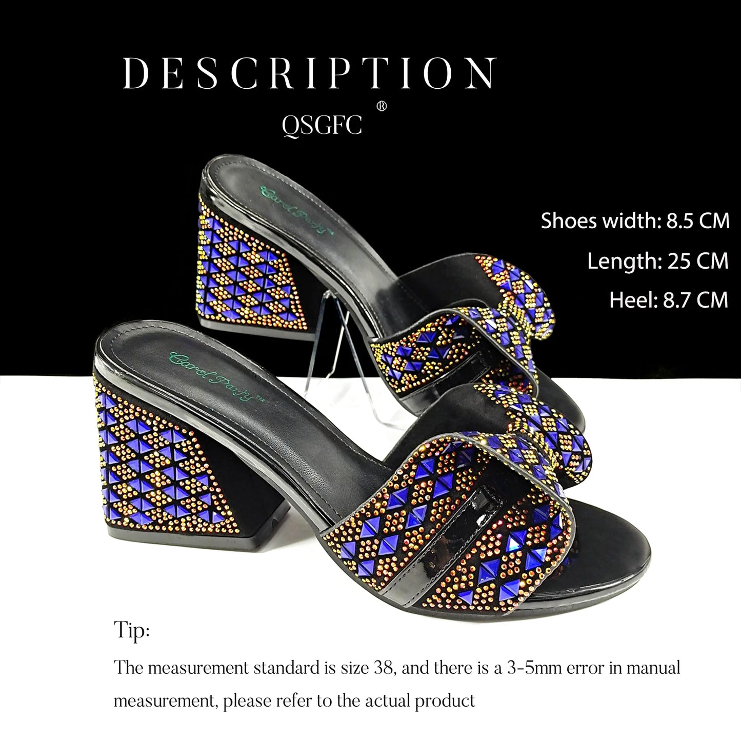 Italian Style Women Banquet Shoes And Bag With Rhinestone Decoration Three-Dimensional Small Bag Match Women High Heel