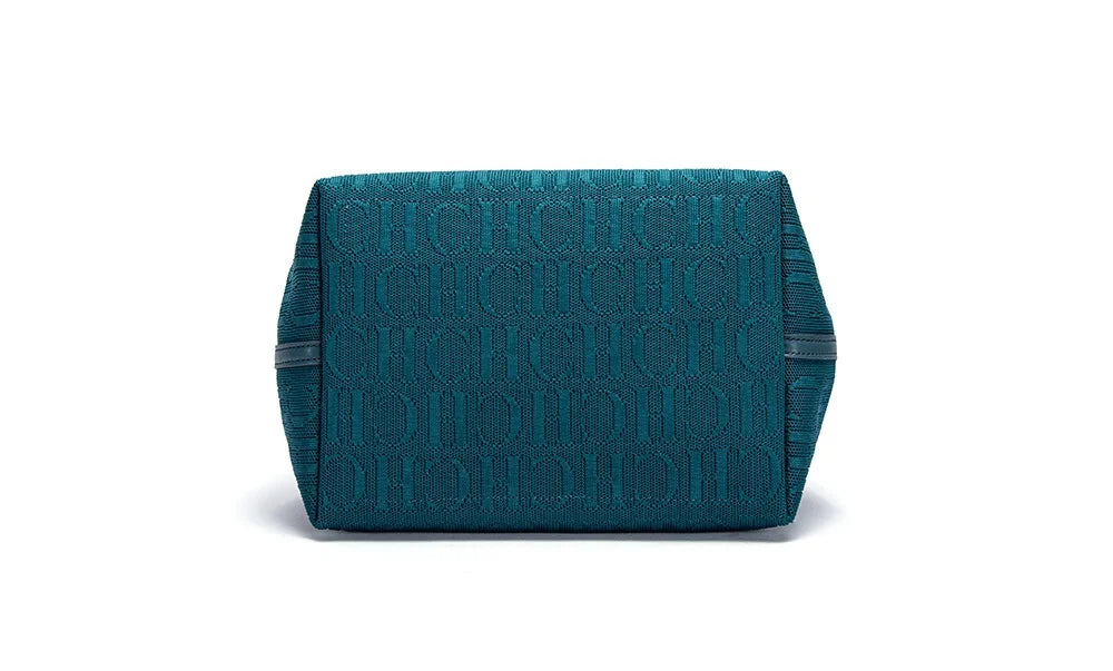 High Quality Craft Large Capacity Handbag Ladies Shoulder Bag Fashion Classic New Pure Color Outer Pocket Ladies Handbag