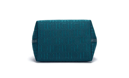 High Quality Craft Large Capacity Handbag Ladies Shoulder Bag Fashion Classic New Pure Color Outer Pocket Ladies Handbag