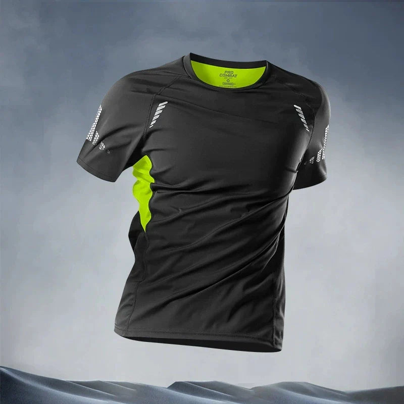 Running men's sports suit marathon professional short sleeved shorts quick drying tight fitting equipment