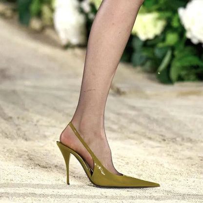 2026 High-heel 9.5 cm Women's Sandals Shoes for Women Size 34-43 New Fashion Pointed Summer Women Shoes Sandalias De Mujer