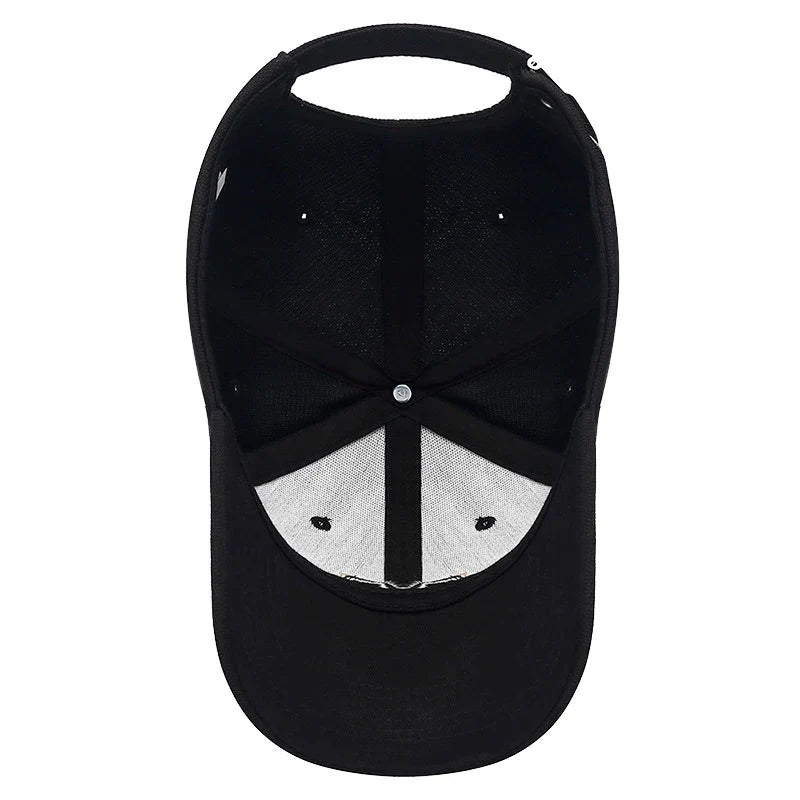Fashion Men Women M Letter Three-Dimensional Embroidery Baseball Cap New Unisex Outdoor Casual Sport Duck Tongue Cap Sun Hat