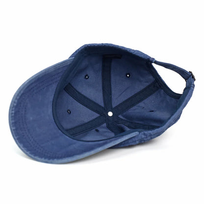 Washed Cotton Baseball Cap Men Women Casual Vintage Dad Hat Adjustable Trucker Style Low Profile Outdoor