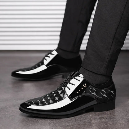 Designer Leather Shoes for Men Business Dress Shoes Versatile Wedding Shoes Men Shoe Classic Loafers Men Zapatos Para Hombres