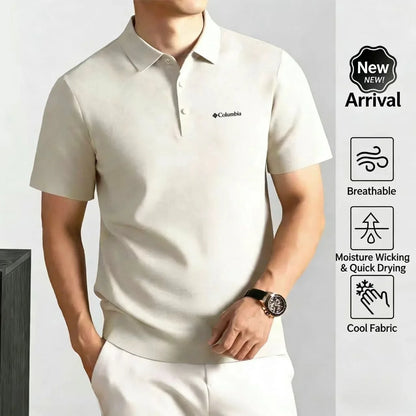 2026 Men's Summer Casual Polo Shirt Business Polo