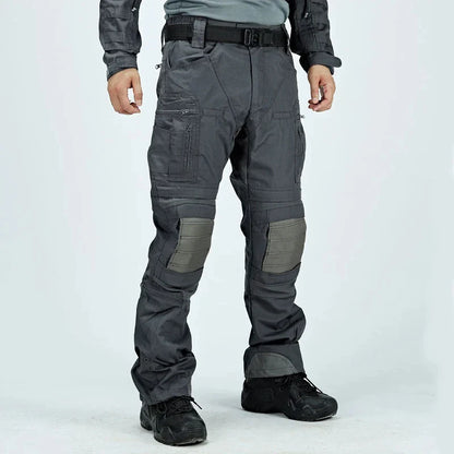 Tactical Casual Pants Mens Waterproof Cargo Trousers Outdoor Multi-Pocket Military Pants Male Hiking Wear-resisting Trousers