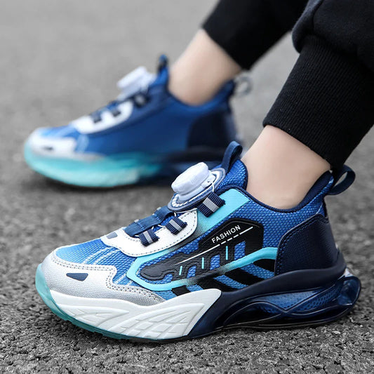 New Children Casual Shoes Four Seasons Kids Mesh Sneaker Non-slip Basketball Sports Shoes Boys Girls Sneaker Outdoor Shoes